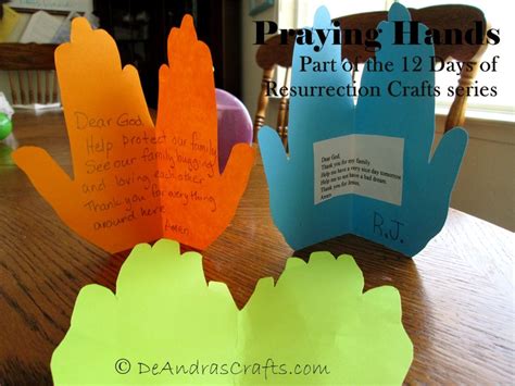 Praying Hands Craft Printable | Printable Templates Free