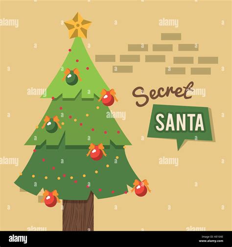 Secret Santa Cartoon Stock Vector Image Art Alamy