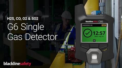 G6 Single Gas Detector H2S CO O2 And SO2 Gas Detection Systems