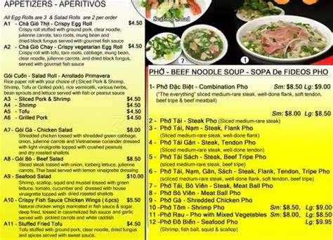 Pho Viet Menu, Menu for Pho Viet, Hillsboro, Hillsboro - Urbanspoon/Zomato