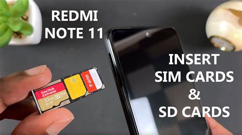 Redmi Note 11 How To Insert SIM And SD Card YouTube