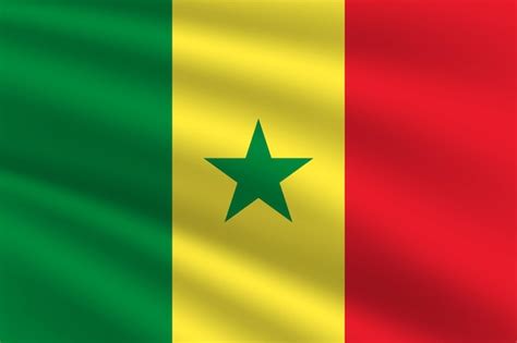 Premium Vector Senegal National Flag Vector Illustration