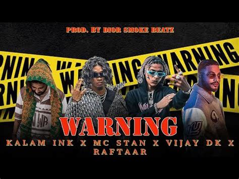 WARNING VIJAY DK X RAFTAAR X KALAM INK X MC STAN X REMIX PROD DIOR