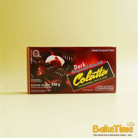 Jual Colatta Dark Chocolate Compound 250 Gram Shopee Indonesia