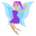 🧚🏼 Fairy Emoji with Medium-Light Skin Tone Meaning and Pictures