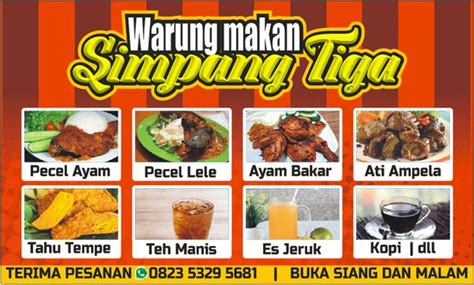 44+ Contoh Spanduk Warung Makan Unik Background - contoh brosur terbaik