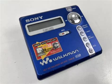 Enregistreur Lecteur Walkman Portable Sony Mz N Minidisc Md Type R