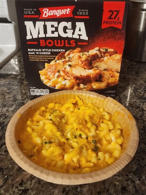 Banquet Mega Bowls Buffalo Chicken Mac R Frozendinners