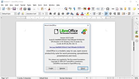 TÉLÉCHARGER LIBREOFFICE 6 1 GRATUITEMENT