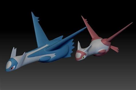 Pokemon Latias Latios 3d Model 3d Printable Cgtrader