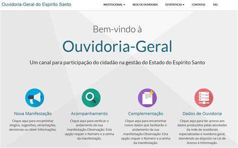 SECONT Ouvidoria geral do Estado lança novo portal