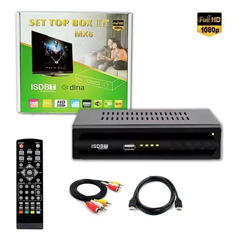 Aparelho Digital Conversor Set Top Box Tv Tubo 1080p Full Hd Shopee