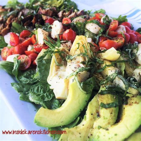 Chicken Avocado Caprese Salad Inside Karen S Kitchen