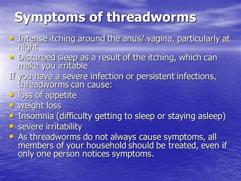 Threadworms Rash