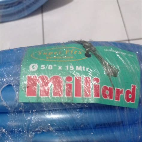 Jual Selang Milliard Superflex Ukuran 5 8 Panjang 15 Meter Selang