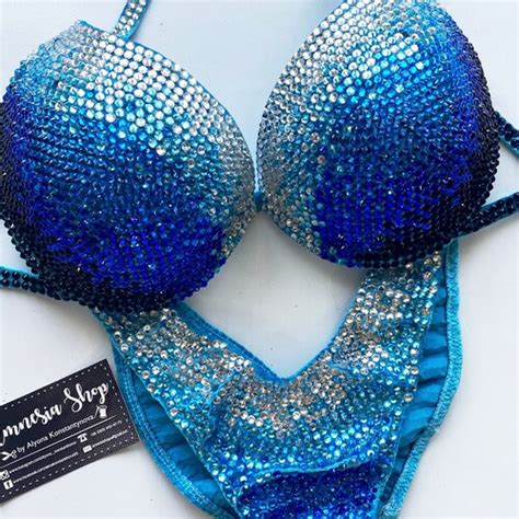 Competition Bikini Suit Figure Bikini Suit Bodybuilding Etsy