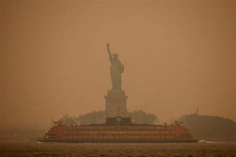 El Humo Cubre Washington Y Nueva York Código Rojo Por Los Incendios