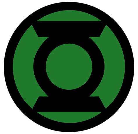 Green Lantern Round Logo Transparent PNG StickPNG