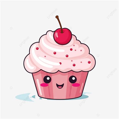 Cute Cartoon Cupcake Cupcake Muffin Cute Png Transparent Image And