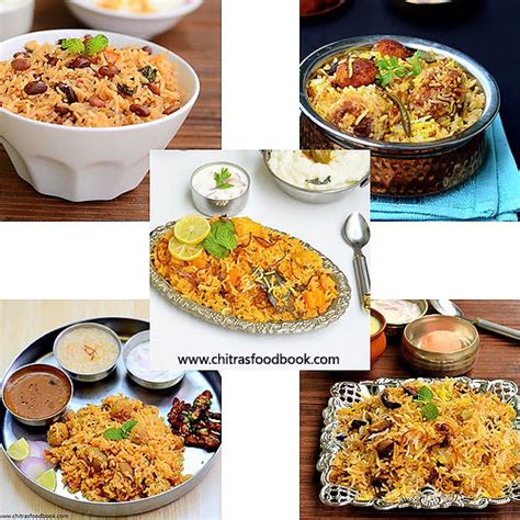 Veg Biryani Recipes Collection Of 40 Veg Biryani Varieties Chitras