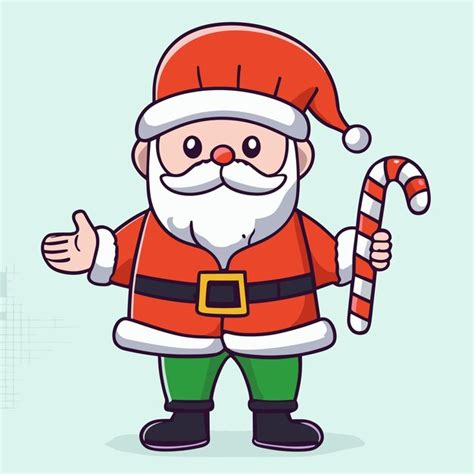 Premium Vector Christmas Santa Claus Faces And Full Body Vector Illustration