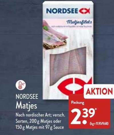 Nordsee Matjes Angebot Bei ALDI Nord 1Prospekte De