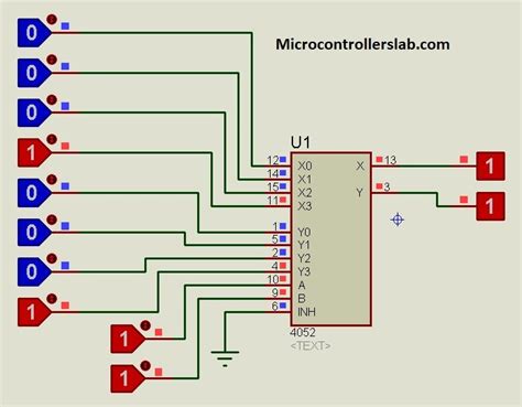 CD4052 Mux Demux Pinout Working Examples Application Datasheet