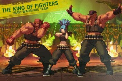 Team Ikari Warriors Kof King Of Fighters Personajes