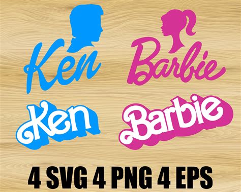 Bebé y Ken Svg Png Eps Etsy España