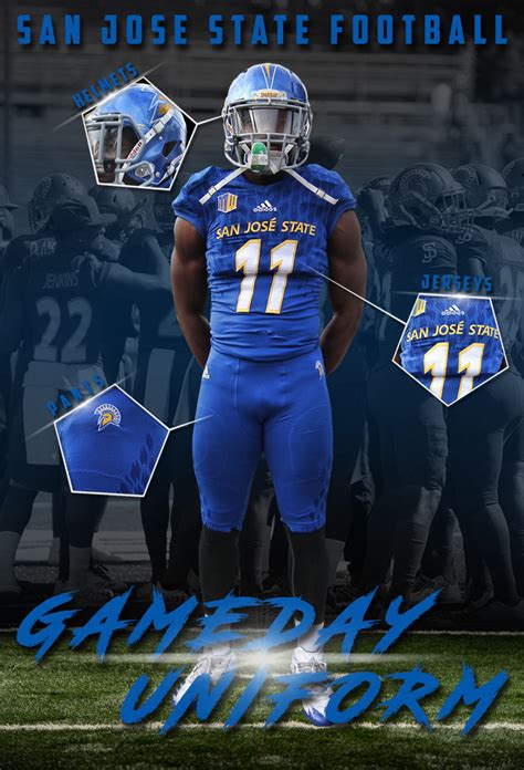 2017 SJSU Football Gameday Uniform Reveal Graphics :: Behance