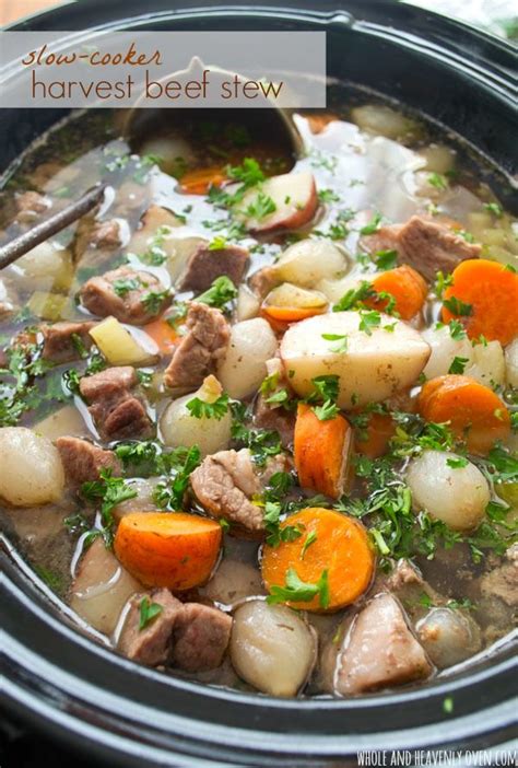 This Hearty Beef Stew Cooks Completely In The Crock Pot All Day And Is Chock Full Of Fall Apart