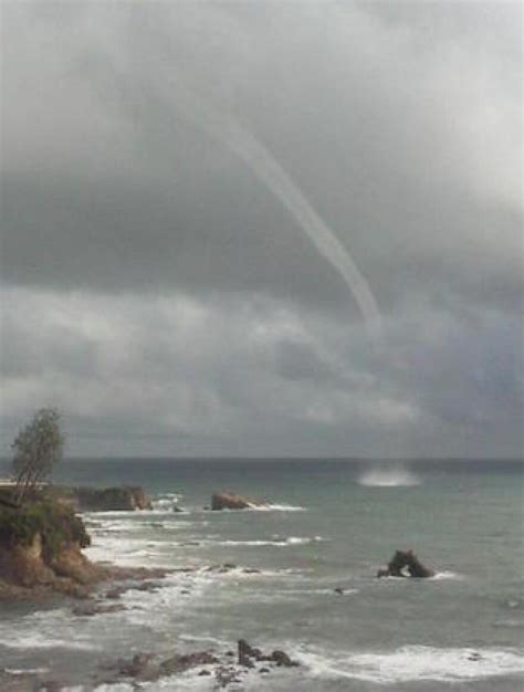 Video That Winter Storm Created A Waterspout Off Newport Beach Laist