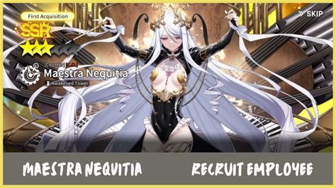 Maestra Nequitia Gacha Counter Side Youtube