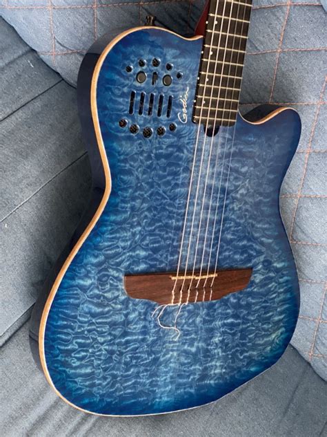 Godin Multiac Acs Slim Sa Th Anniversary Limited Shinkai Blue