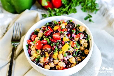 Rainbow Three Bean Salad My Montana Kitchen