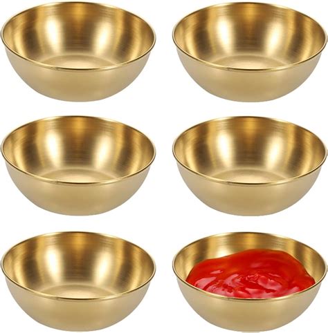 Amazon 6Pcs Stainless Steel Dipping Sauce Bowls Mini Individual