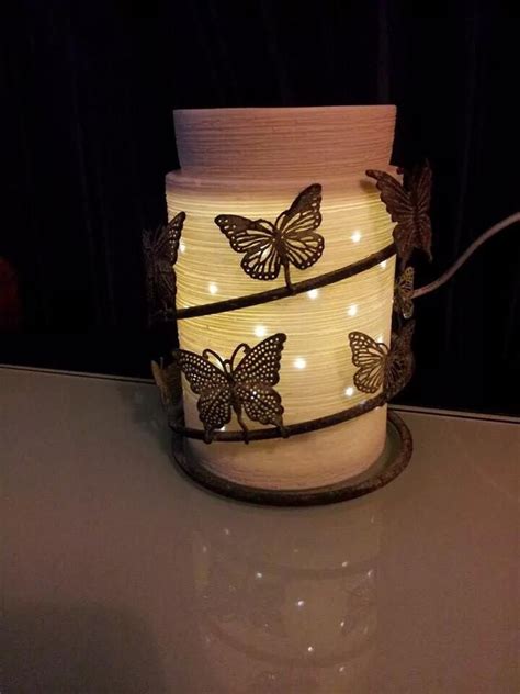 Etched Core Butterfly Wrap Silhouette Collection Scentsy Night