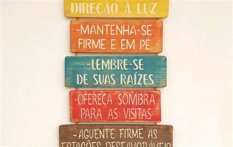 Placa Decorativa Conselhos De Uma Rvore Elo Placas Decorativas