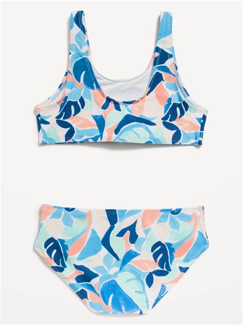 Tie Front Bikini Swim Set For Girls Old Navy