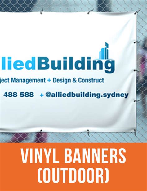 Vinyl Banners (outdoor) - The Print House