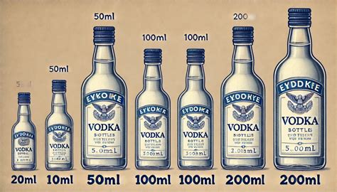 comprehensive guide  small vodka bottles sizes brands