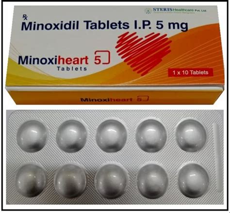 Minoxiheart Minoxidil 5 Mg Tablets At Best Price In New Delhi By