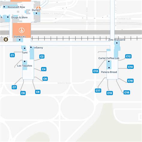 Phoenix Airport Terminal 4 Interactive Map And Guide