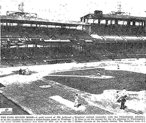 The Washington Senators and the Philadelphia Athletics: A Crowd of 460 ...