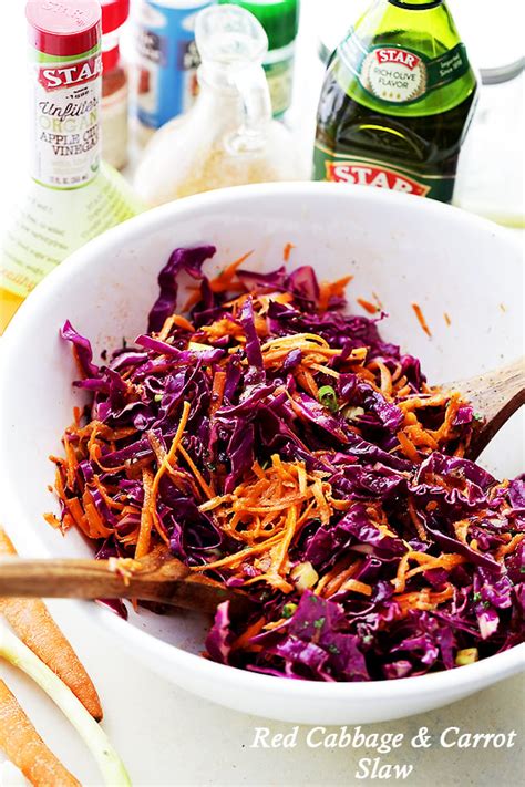 Red Cabbage And Carrot Slaw Recipe Diethood