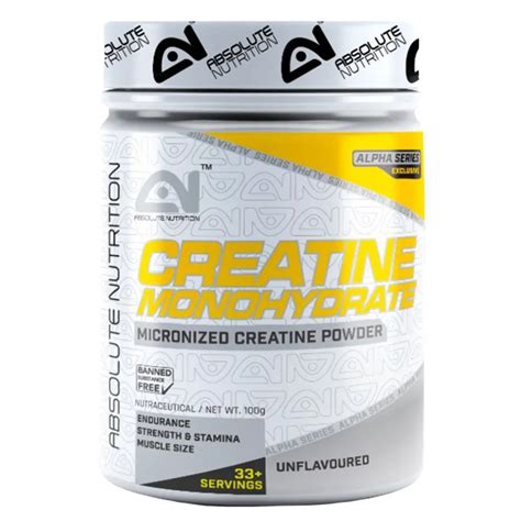 Absolute Nutrition's Alpha Series Exclusive Creatine Monohydrate 100 ...