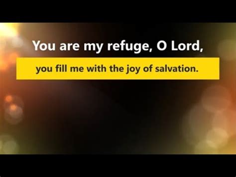 You Are My Refuge O Lord Psalm 31 YouTube