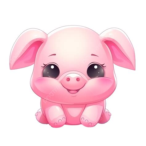 Cute Pig Kawaii Animal Pig Kawaii Cute Png Transparent Image And