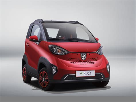 Fondos De Pantalla X Baojun E Rojo Met Lico Fondo Gris