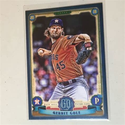 F Topps Gypsy Queen Indigo Gerrit Cole Astros Ebay